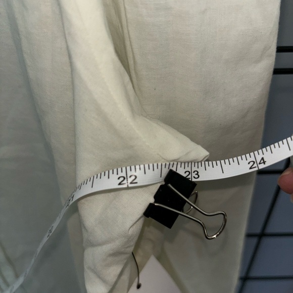 Joie Vesta Pintucked Porcelain Cotton Long Sleeved Button Down Blouse NWT - Picture 6 of 10